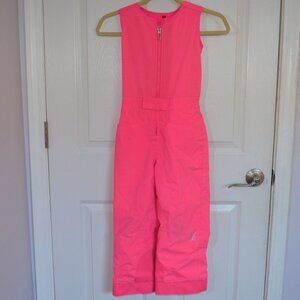 Kids Pink Ski Bib